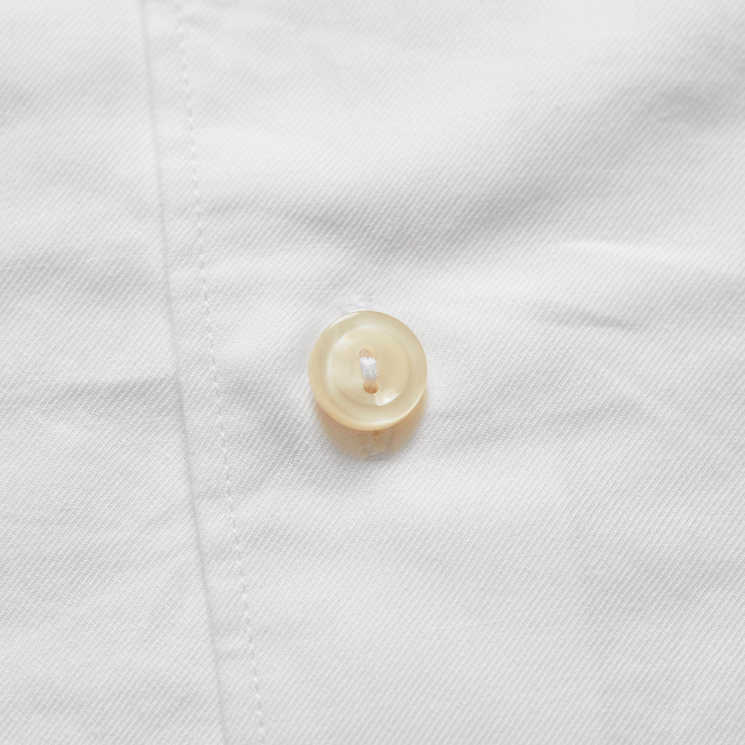 Slim Fit Casual Cotton and Silk Twill