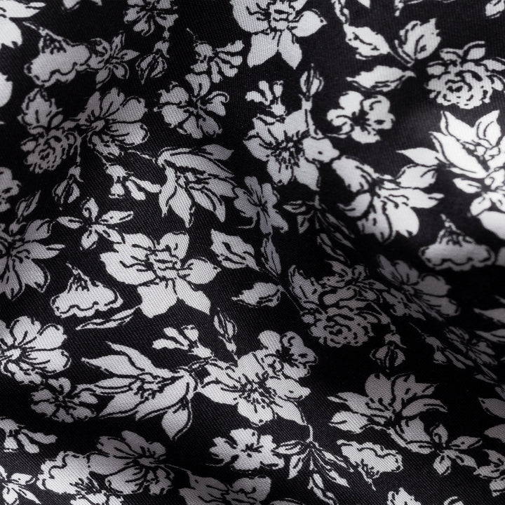 Slim Fit Floral Twill