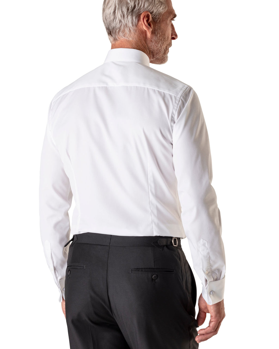 Contemporary Fit Evening Shirt with Pleated Plissé Front