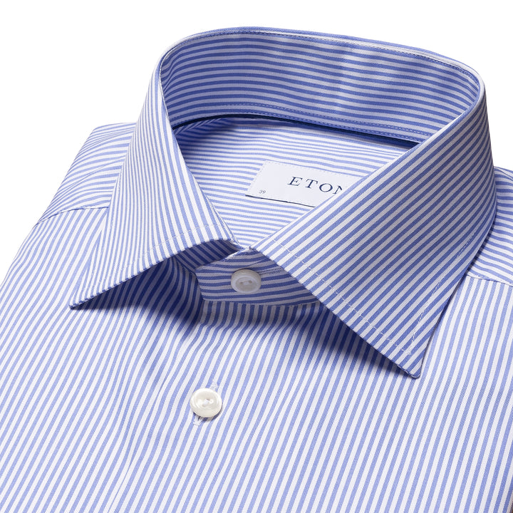 Contemporary Fit Striped Fine Twill