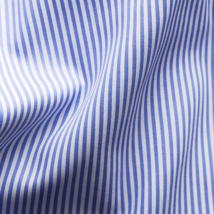 Contemporary Fit Striped Fine Twill